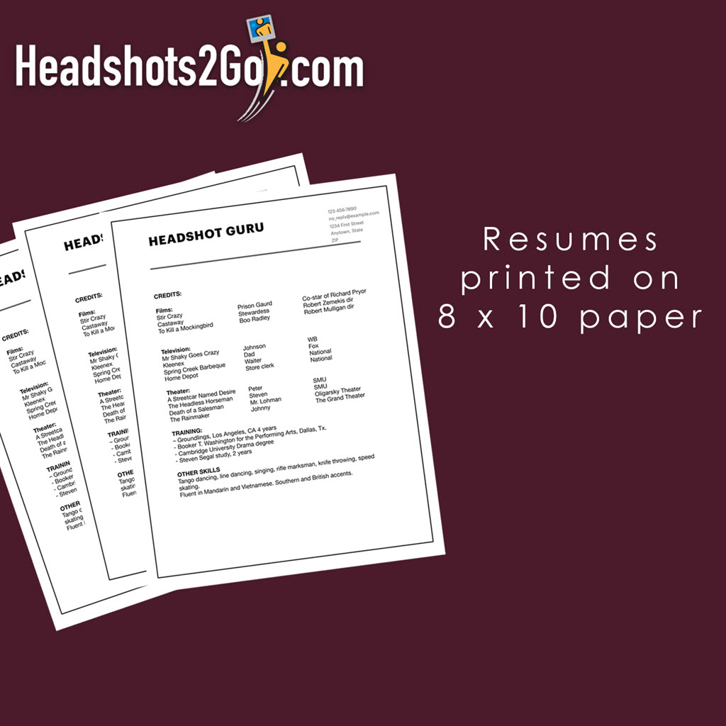 Resume Printing